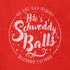 petes schweddy balls funny christmas shirt by dodo tees features an original design. The Funny Xmas Tees make Hilarious Stocking Stuffers For Dad.