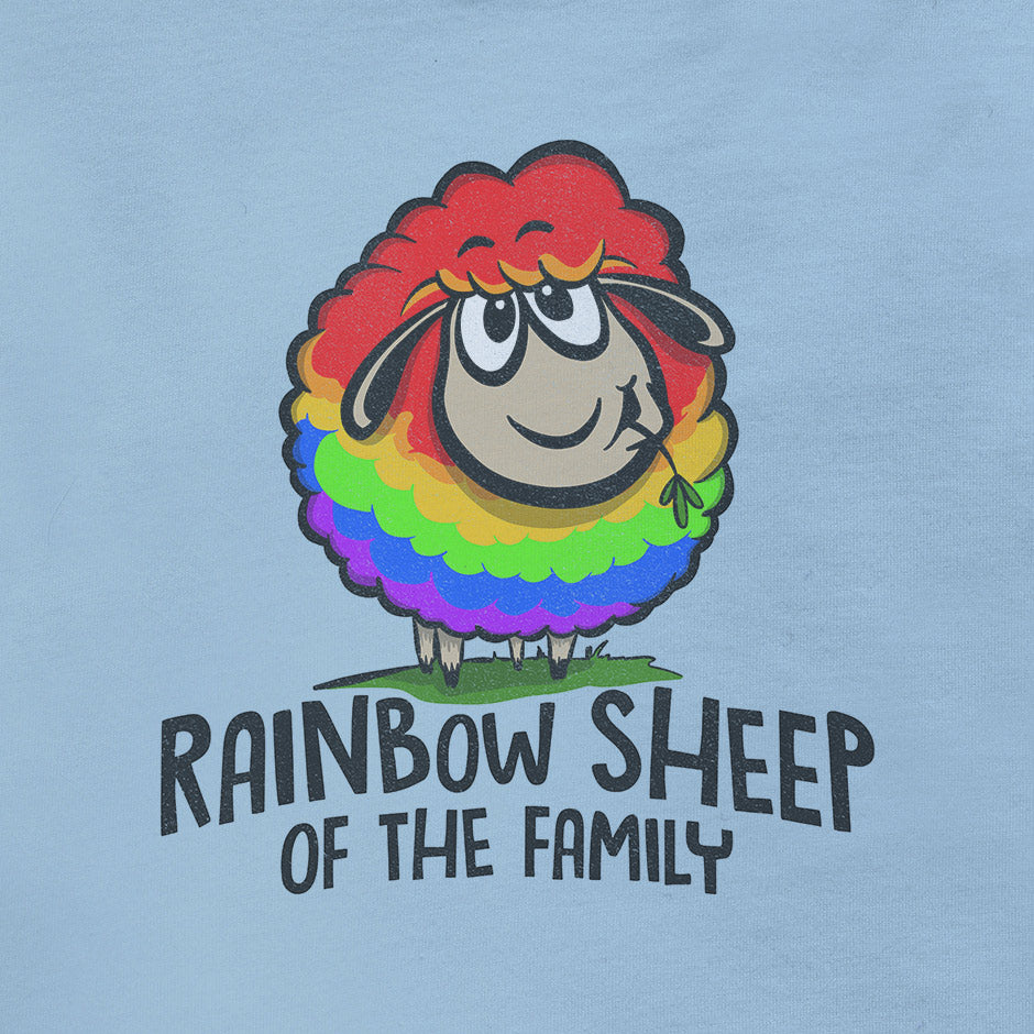 rainbow sheep of the family pride t shirt by dodo tees
